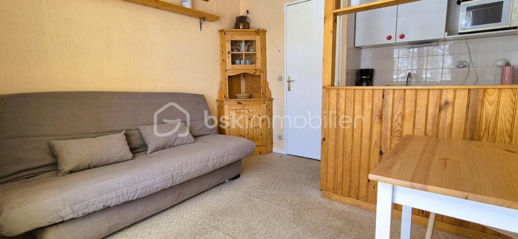 🏔️ STUDIO 4 COUCHAGES – LA FOUX D’ALLOS – ESPACE LUMIÈRE (LIAISON PRALOUP) – 1 pièce – NR chambres – 19 m²