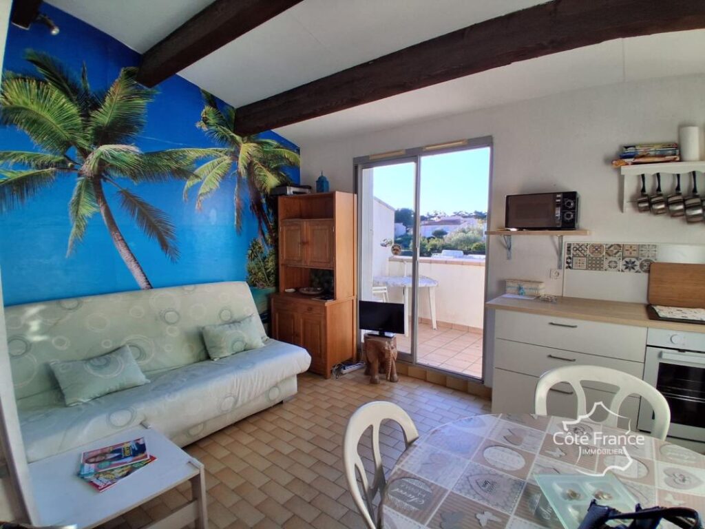 charmant appartement avec parking aux pinèdes – 2 pièces – 1 chambre – 21 m²