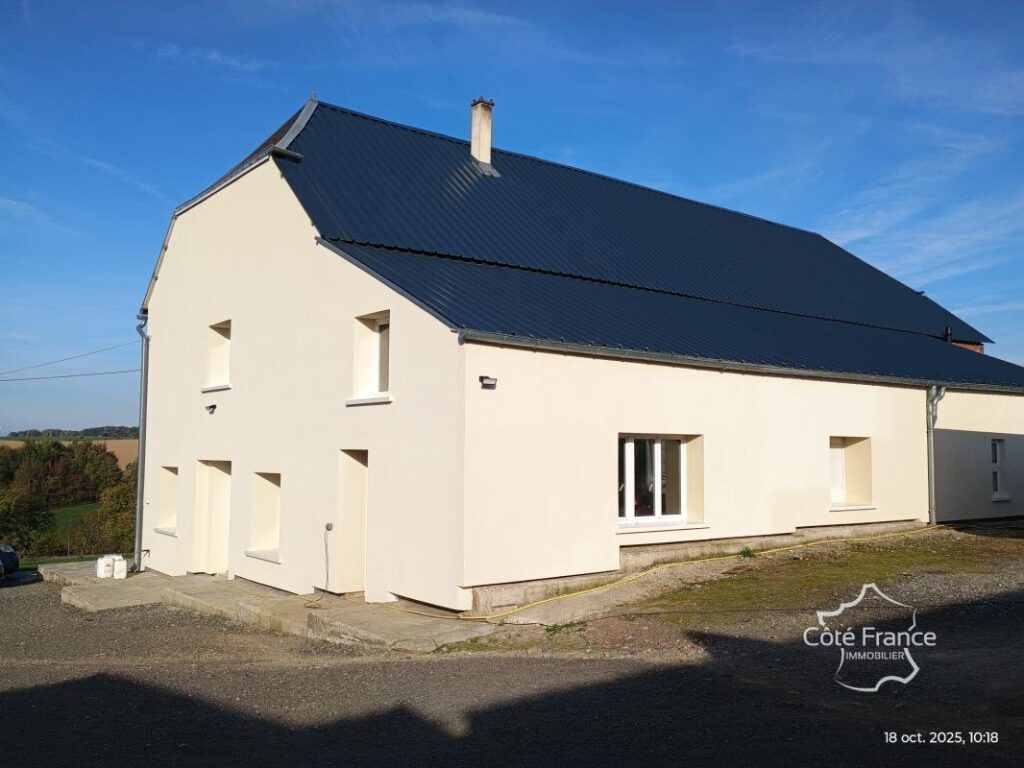 AISNE – VERVINS – CORPS DE FERME sur plus de 5500 m2 de terr – 8 pièces – 3 chambres – 185 m²
