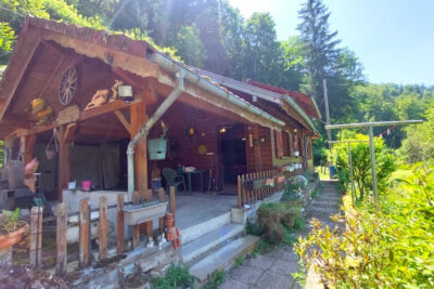 Chalet 5 pièces 70 m2 en pleine nature, 1227m2 de terrain avec garage – 5 pièces – 3 chambres – 70 m²