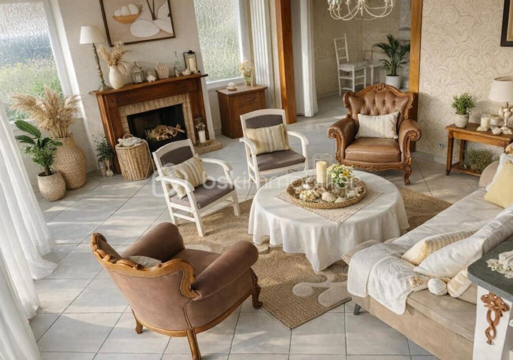 SA MAJESTE SCINTILLE à SAINT-MARTIN-BOULOGNE – 7 pièces – 5 chambres – 230 m²