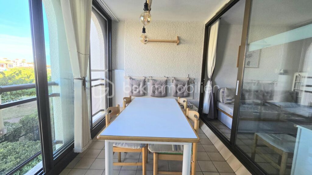 LE BARCARES – APPARTEMENT 3 PIECES – VUE ETANG – 3 pièces – 2 chambres – 43 m²