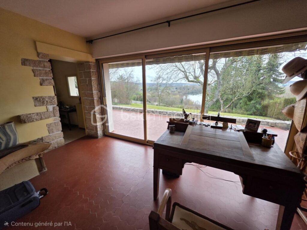 Maison de caractère de 142 m² sur 4 000 m² avec vue panoramique sur l’Yonne – 5 pièces – 4 chambres – 142 m²