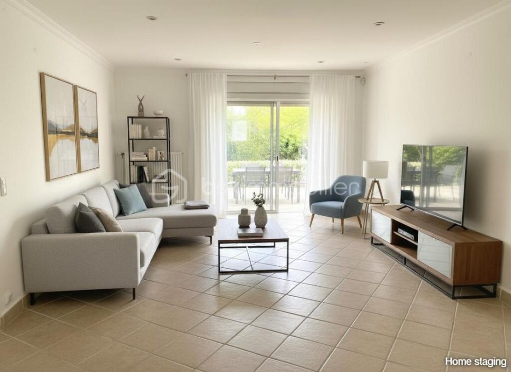 Maison de plain-pied avec piscine et vue dégagée sur le Luberon – Calme – 6 pièces – 5 chambres – 106 m²