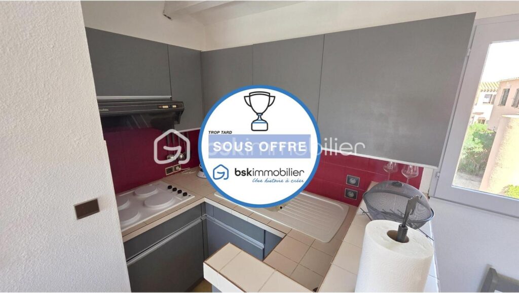 EXCLUSIVITÉ – 2 pièces naturiste vue dégagée à Leucate (11) – 2 pièces – 1 chambre – 25 m²