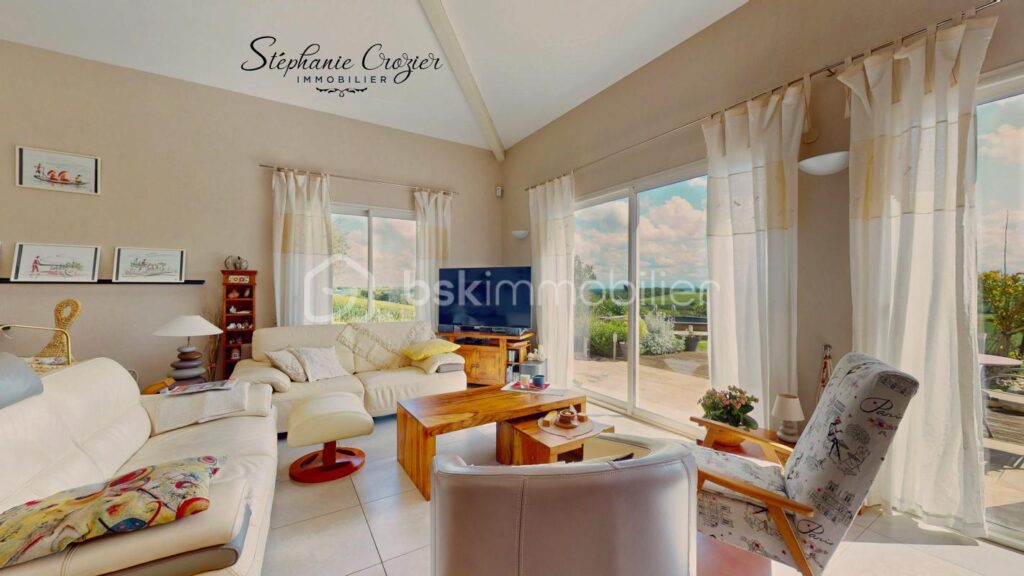 Grande maison de plain-pied de 177m² avec vue Pyrénées – 5 pièces – 3 chambres – 177 m²