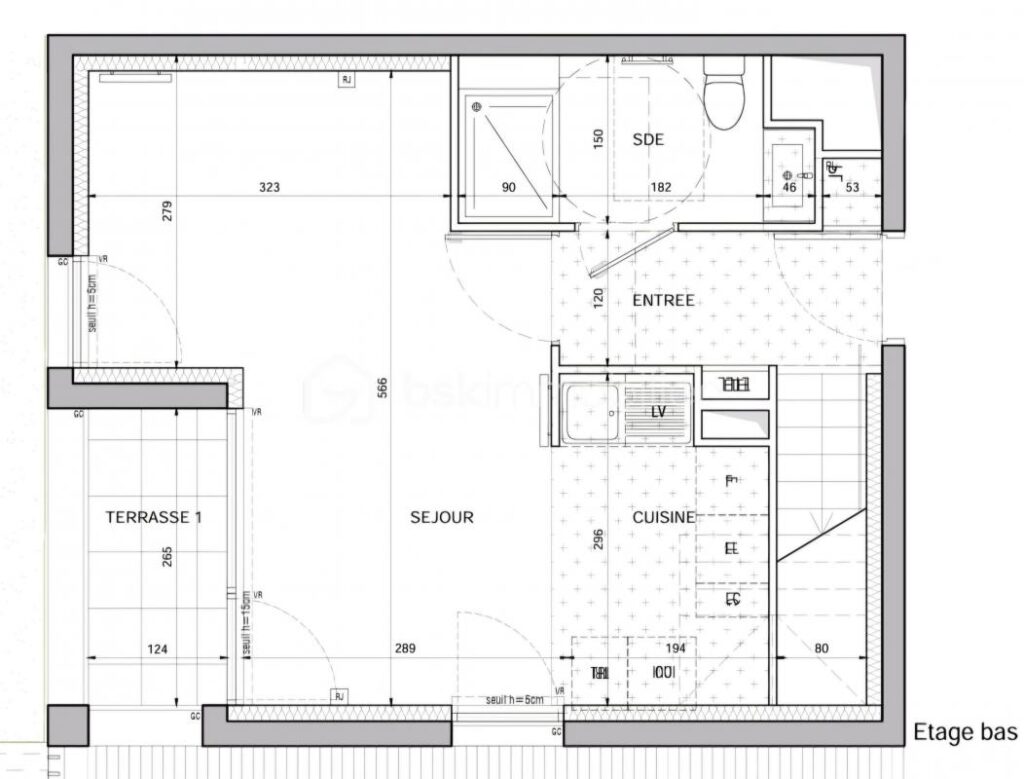 Appartement Duplex F3 2023 bord du canal 2 terrasses parking – 3 pièces – 2 chambres – 63 m²