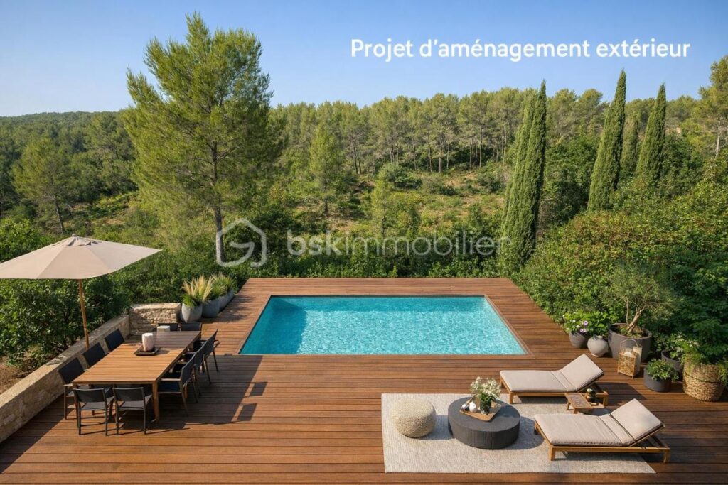 Montpellier NORD – Villa avec piscine – Vue sur la nature – 6 chambres – parcelle de 1400m2 – 7 pièces – 6 chambres – 193 m²