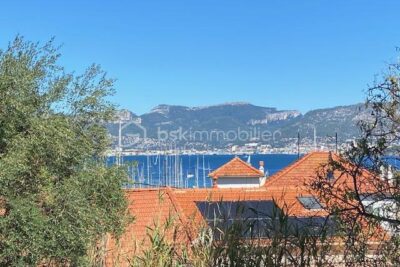 Haut de villa T3 de 92m² avec jardin de 177m² vue mer – 3 pièces – 1 chambre – 91 m²