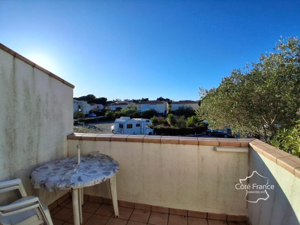 charmant appartement avec parking aux pinèdes – 2 pièces – 1 chambre – 21 m²