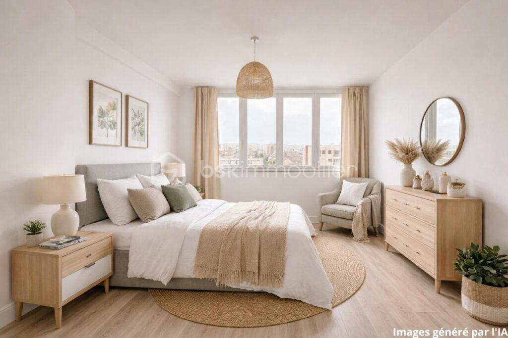 Charmant duplex T3 entièrement rénové, situé à la limite d’Antony, au sein du Domaine de la Peupleraie – 3 pièces – 2 chambres – 59 m²