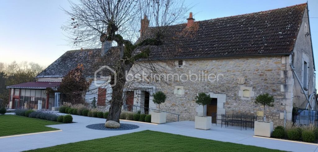 Maison 86 m² – parcelle 944 m² Chambourg-sur-Indre – 4 pièces – 3 chambres – 86 m²