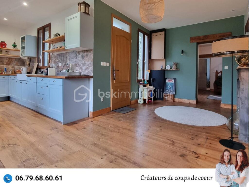 Maison rénovée – 4 pièces – 3 chambres – 98 m²