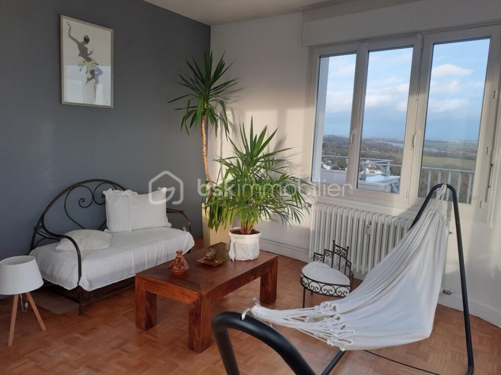 Appartement offrant une vue imprenable sur la Loire et la ville de Blois – 3 pièces – 2 chambres – 71 m²