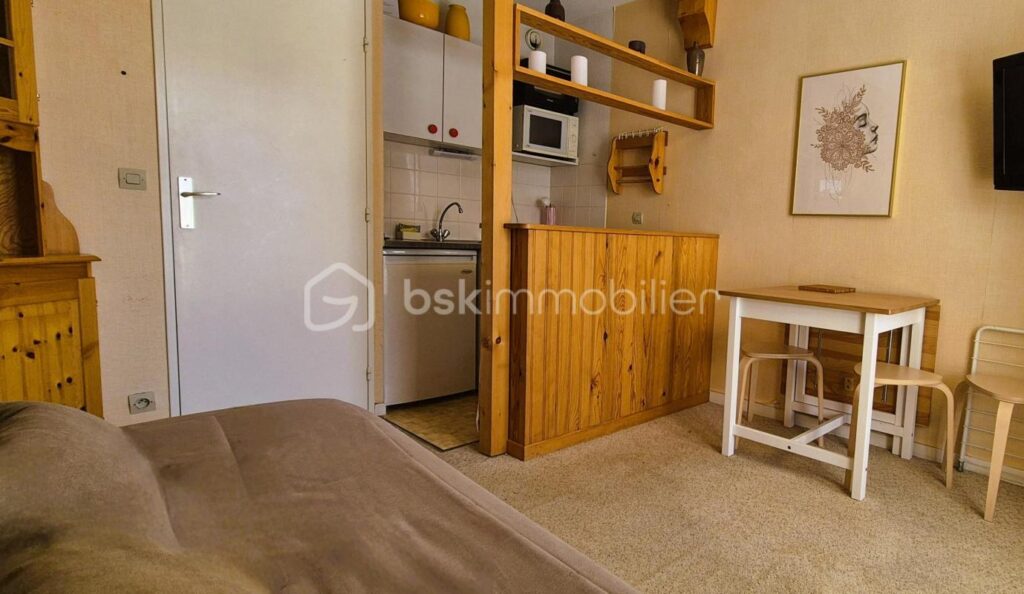 🏔️ STUDIO 4 COUCHAGES – LA FOUX D’ALLOS – ESPACE LUMIÈRE (LIAISON PRALOUP) – 1 pièce – NR chambres – 19 m²