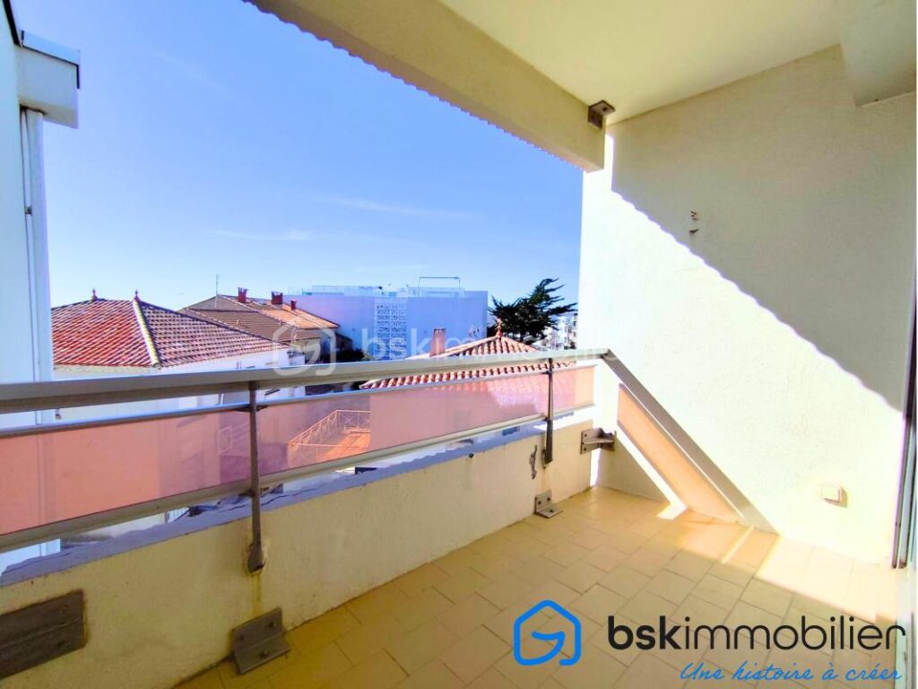 APPARTEMENT T2 PREMIERE LIGNE VUE MER – 2 pièces – 1 chambre – 39 m²
