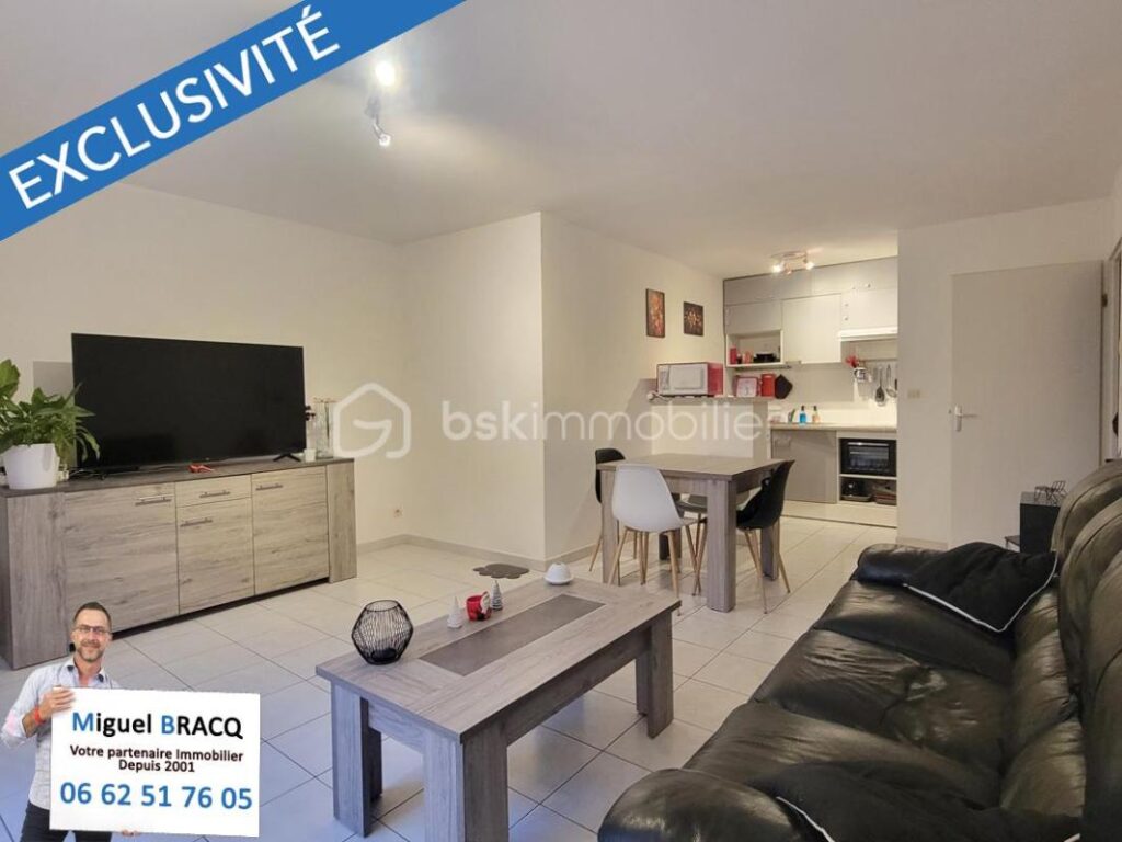 Appartement T2 de 45 m² + 1 terrasse + 1 parking sécurisé, quartier ancienne route de Bédarieux sur Béziers 34500 – 2 pièces – 1 chambre – 44 m²