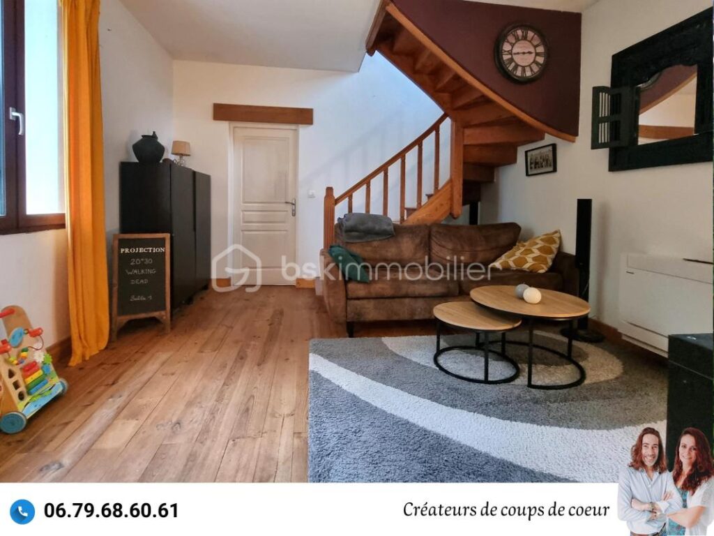 Maison rénovée – 4 pièces – 3 chambres – 98 m²