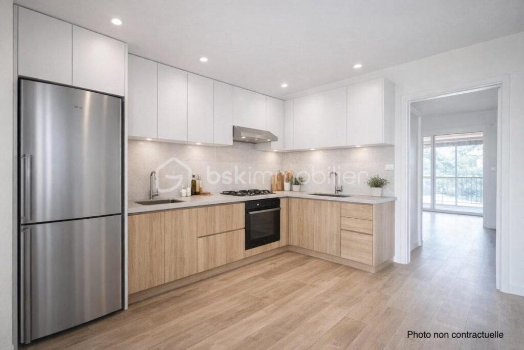 Appartement T3 68m2 vue sur le gardon – 3 pièces – 2 chambres – 68 m²