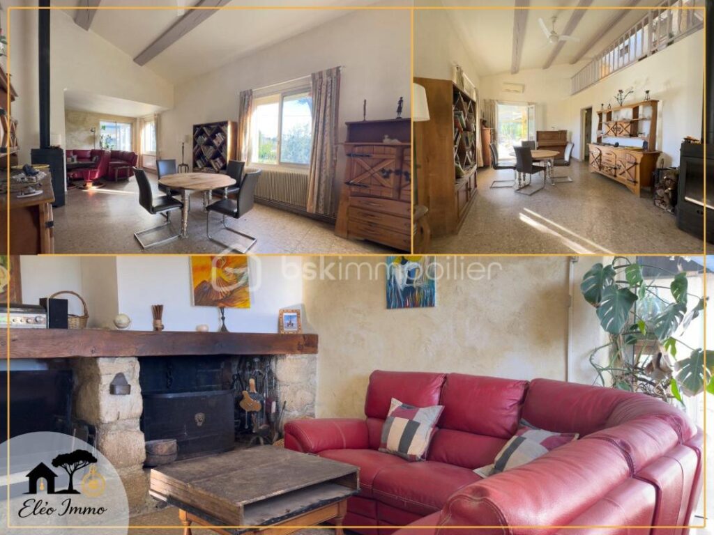 Bédarrides – Villa de 217 m² avec piscine, spa et parc paysager – 7 pièces – 4 chambres – 217 m²