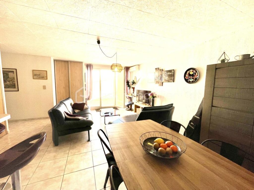 Sainte Marie la Mer, APPARTEMENT T3 de 60 m² TERRASSE VUE MER ! – 3 pièces – 2 chambres – 60 m²