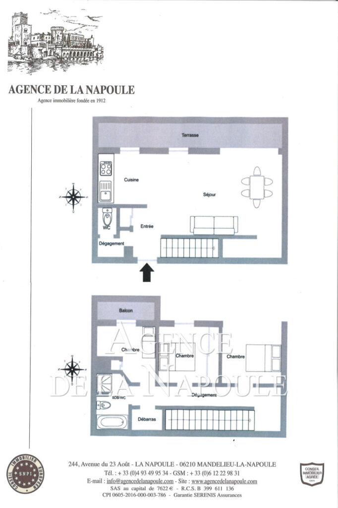 vente appartement 4 Pièce(s) – 4 pièces – 3 chambres – 87.11 m²