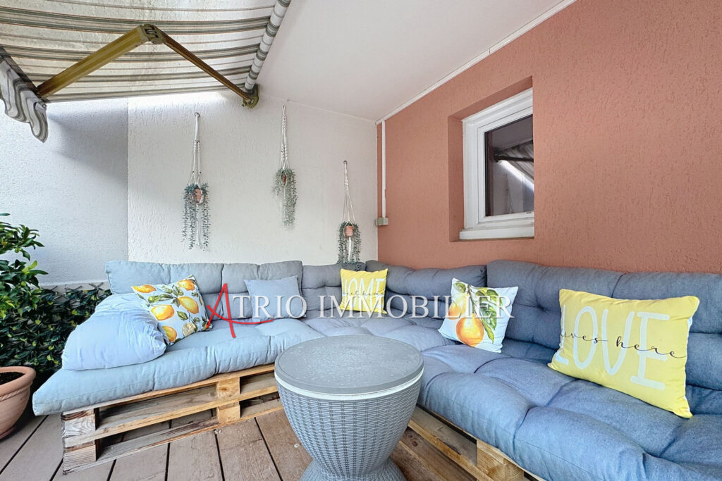 Cagnes-sur-Mer ? Quartier des Malvans Charmant appartement 2 p – 2 pièces – 1 chambre – 40.00 m²