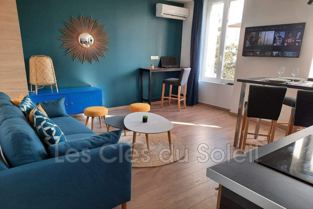 Appartement T3 de 50m2 entièrement rénové situé Brignoles   D – 3 pièces – 2 chambres – 50.00 m²