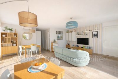 Un havre de paix face à la mer – 2 pièces – 1 chambre – 49.00 m²