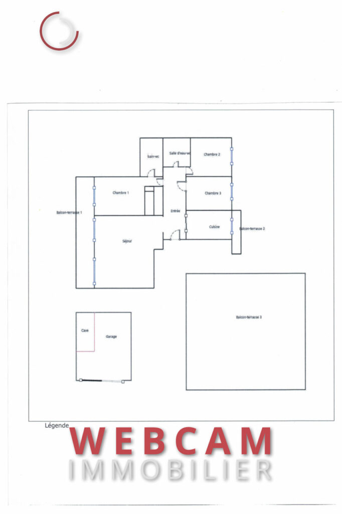 vente appartement 4 Pièce(s) – 4 pièces – 3 chambres – 90.30 m²