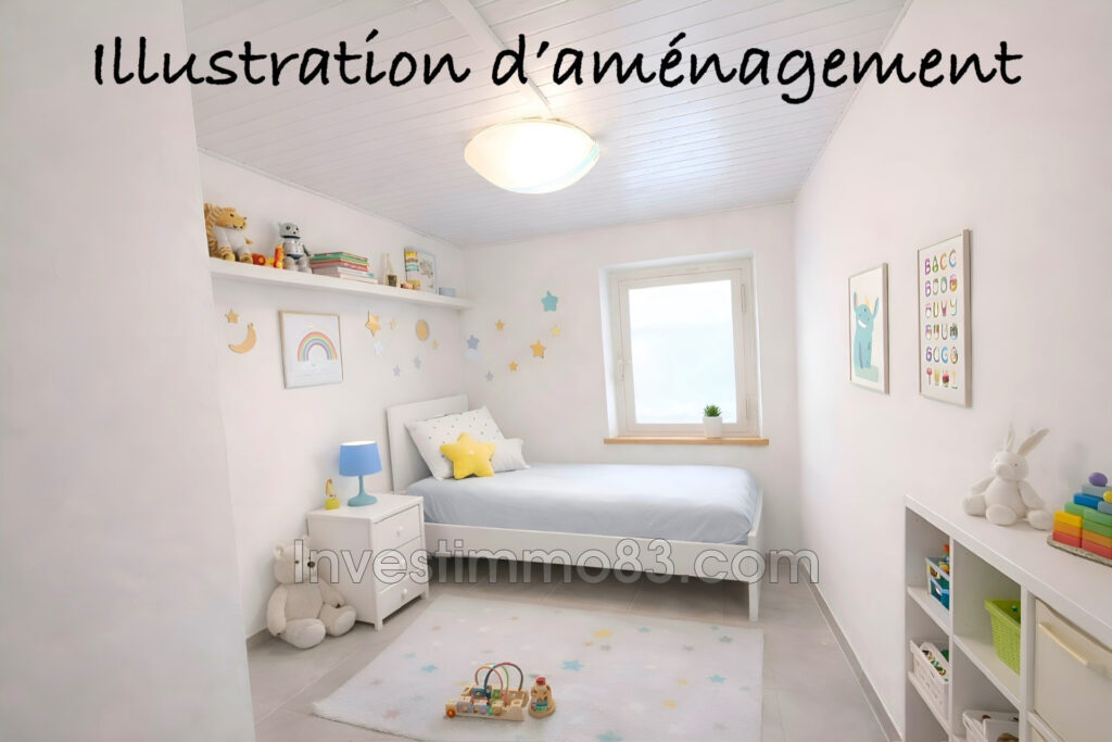 Dans un quartier calme du 1er arrondissement de MARSEILLE, app – 3 pièces – 2 chambres – 60.00 m²