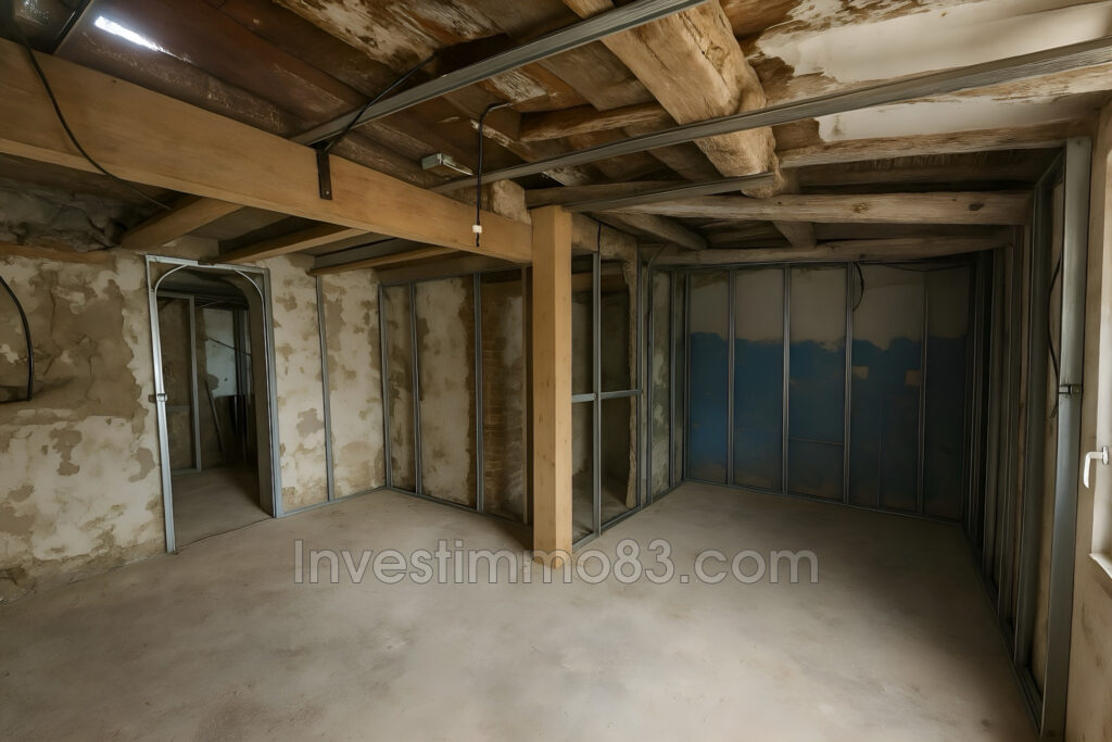 BARJOLS (83670) En plein coeur du centre historique, dans un p – 3 pièces – 1 chambre – 47.00 m²