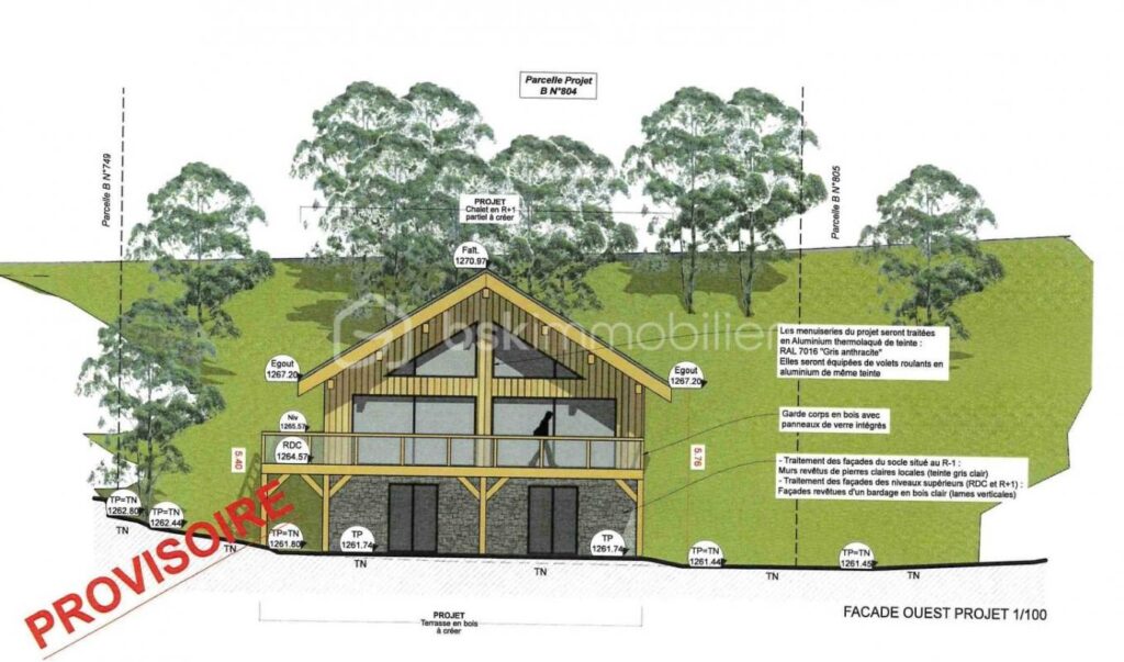 Terrain constructible ET viabilisé à Beauvezer/Villars Heyssier – 1 477 m² – NR pièces – NR chambres – 1477 m²