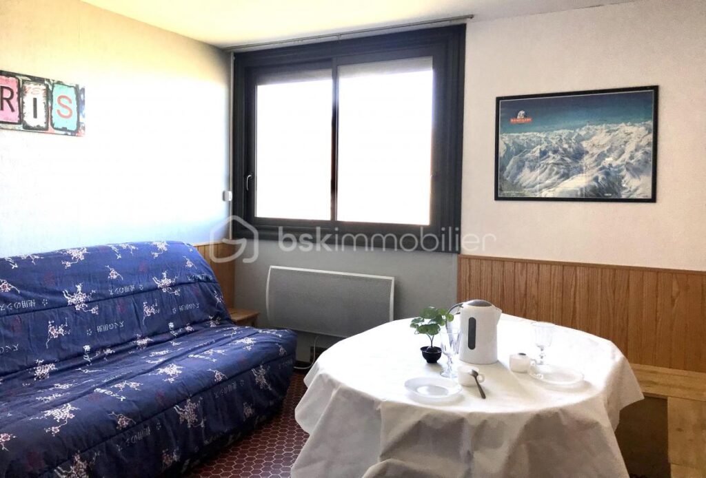Studio 27 m² au cœur de la plus grande station des Pyrénées ! Vue imprenable sur la vallée ! – 1 pièce – NR chambres – 27 m²