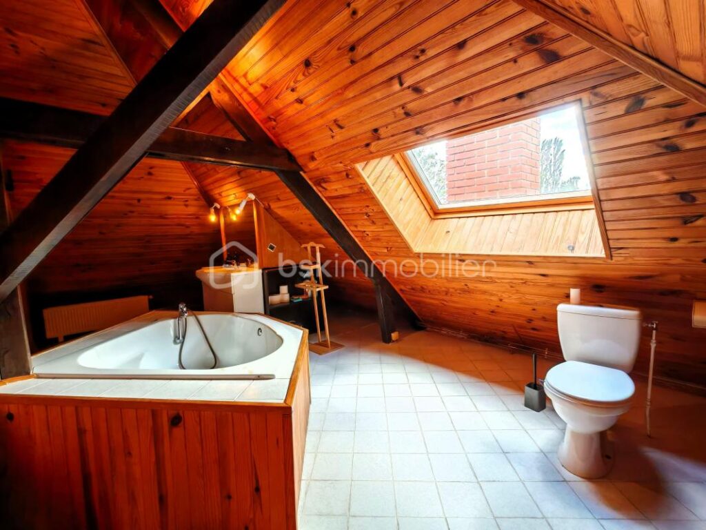 Spacieux pavillon au calme avec garage, sous-sol, jardin et bois – 11 pièces – 5 chambres – 416 m²