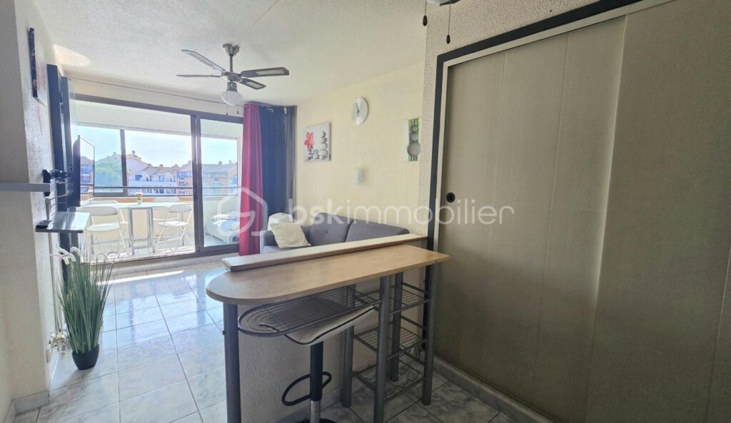 *** LE BARCARES – APPARTEMENT 2 PIECES – VUE ETANG *** – 2 pièces – 1 chambre – 31 m²