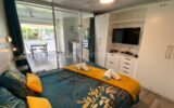 Quart de villa entièrement refait Anse des Rochers – 1 pièce – 1 chambre – 35 m²
