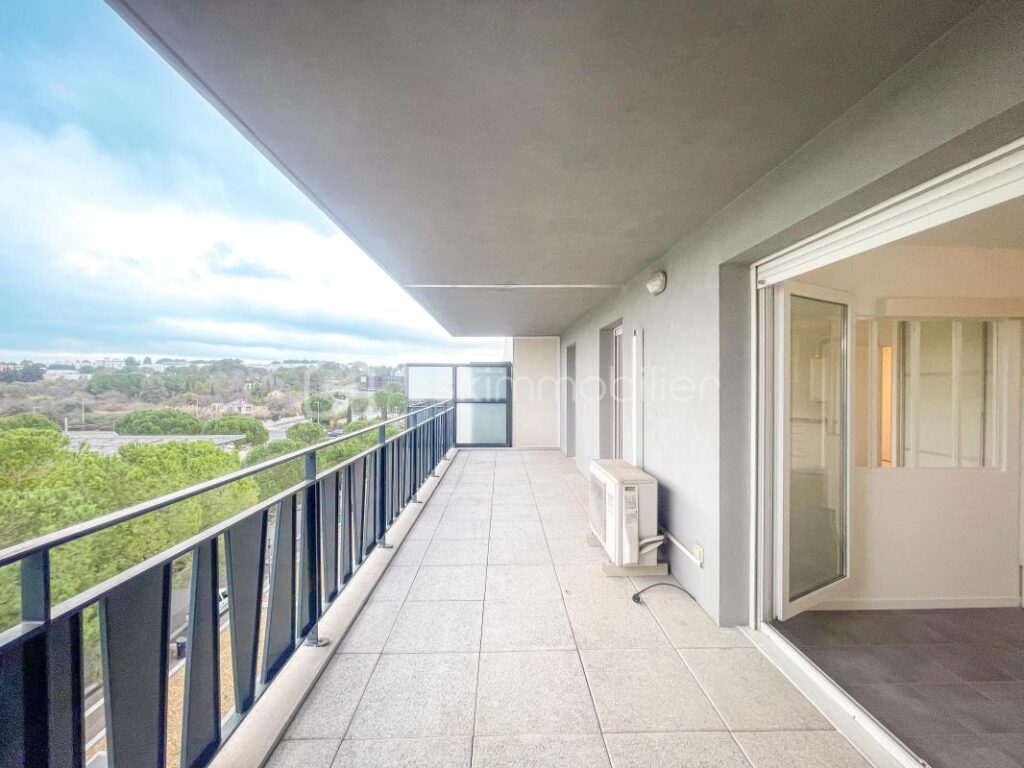 T3 Montpellier Malbosc – Dernier étage – Terrasse 20m² sans vis-à-vis – 2 parkings – Rénové – Tramway – 3 pièces – 2 chambres – 57 m²