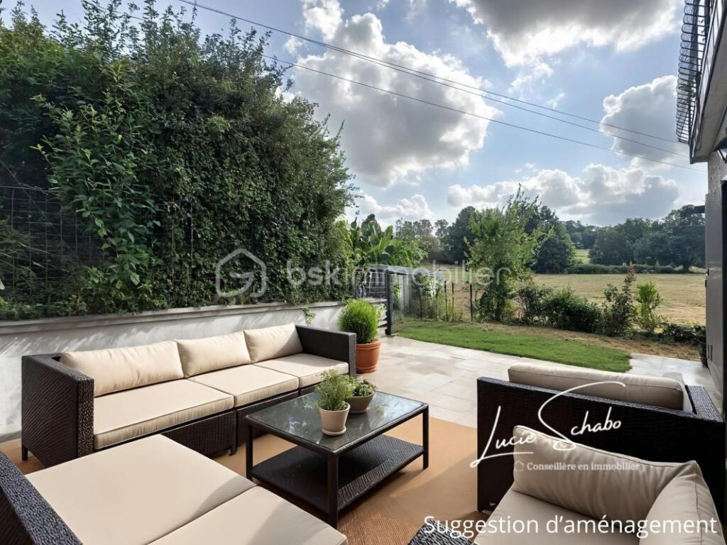 Appartement T3 en rez-de-jardin – 65 m² avec terrain privatif – 3 pièces – 2 chambres – 64 m²