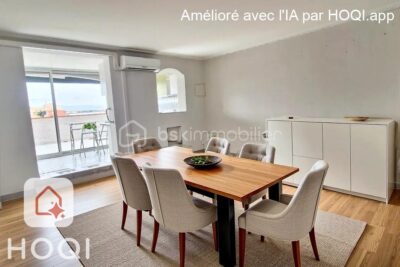 RARE – Grand T5 au bord de l&rsquo;eau avec vue imprenable sur le Massif des Albères – 5 pièces – 2 chambres – 91 m²