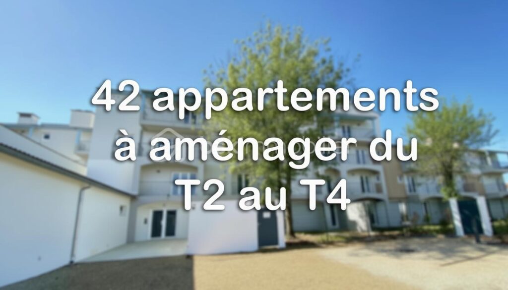 Appartement 2 pièces à restaurer entièrement de 62 m² avec balcons – Résidence avec ascenseur et parkings avec portail électrique sécurisé – Idéal résidence principale, résidence secondaire ou investisssement locatif – 2 pièces – NR chambres – 61 m²