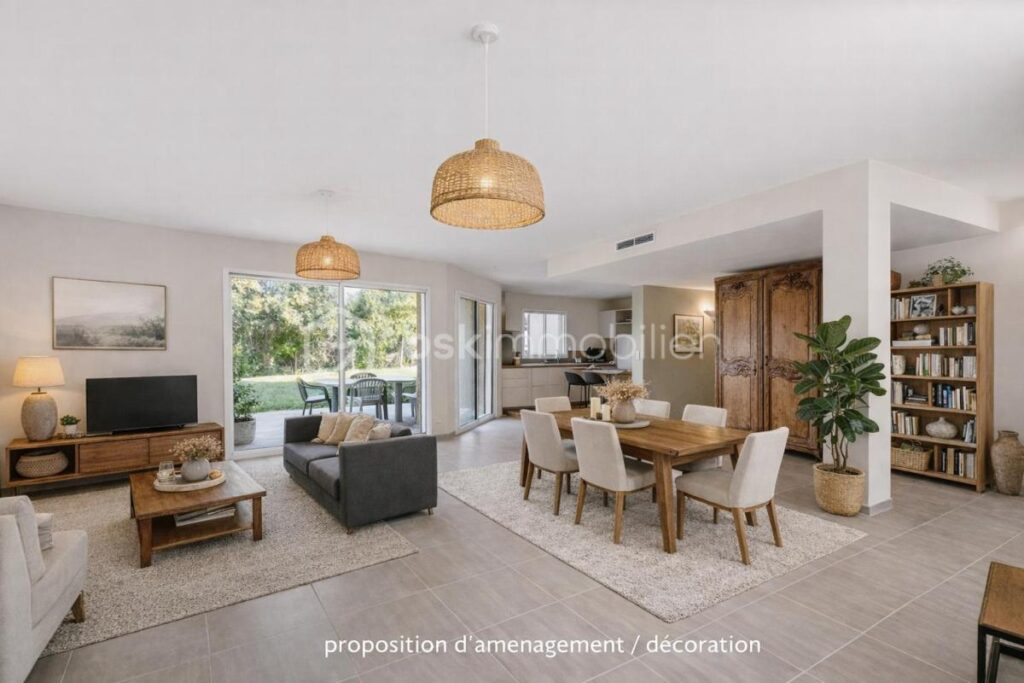 Villa sur les hauteurs de Pompertuzat – 5 pièces – 4 chambres – 137 m²