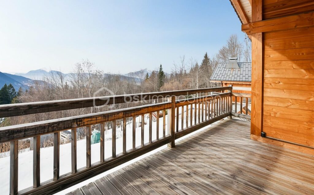 CHALET AVEC VUE PANORAMIQUE, ACCÈS SKI & POTENTIEL LOCATIF – 4 pièces – 3 chambres – 135 m²