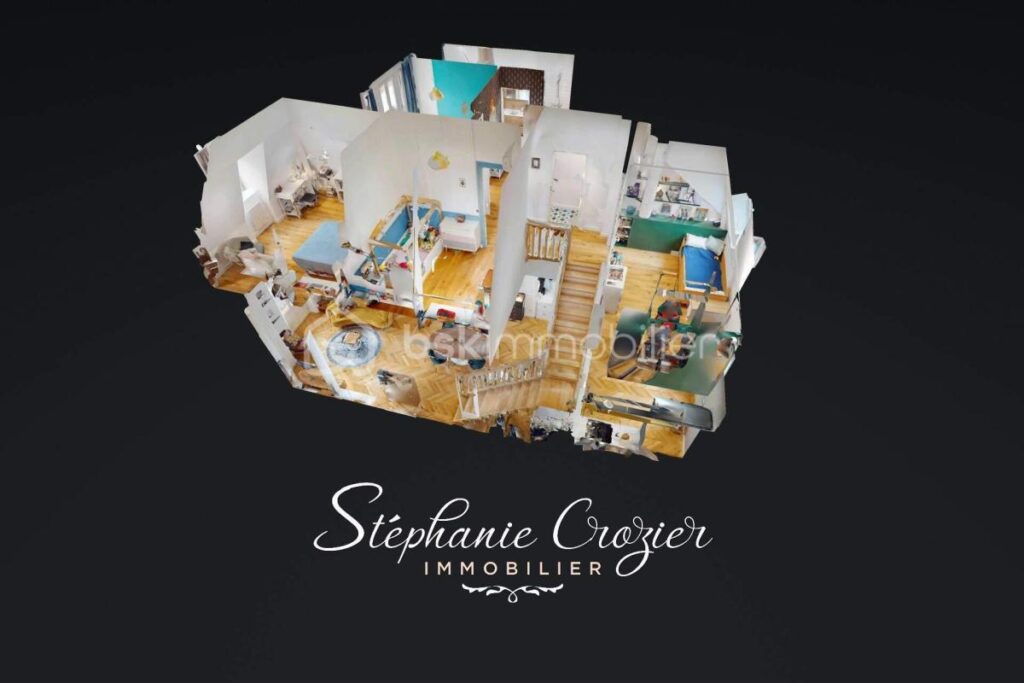 T5 Duplex de prestige avec terrasse, parc classé, Château du XIX – Accès TGV Paris – 5 pièces – 4 chambres – 115 m²