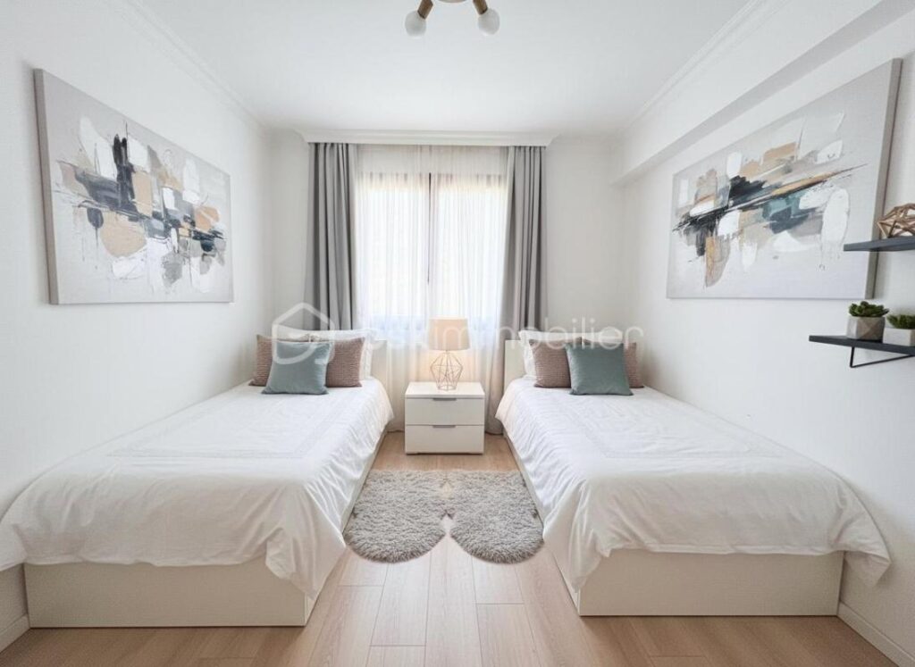 Appartement lumineux en centre-ville à Saint-Laurent-du-Var ! – 3 pièces – 2 chambres – 62 m²