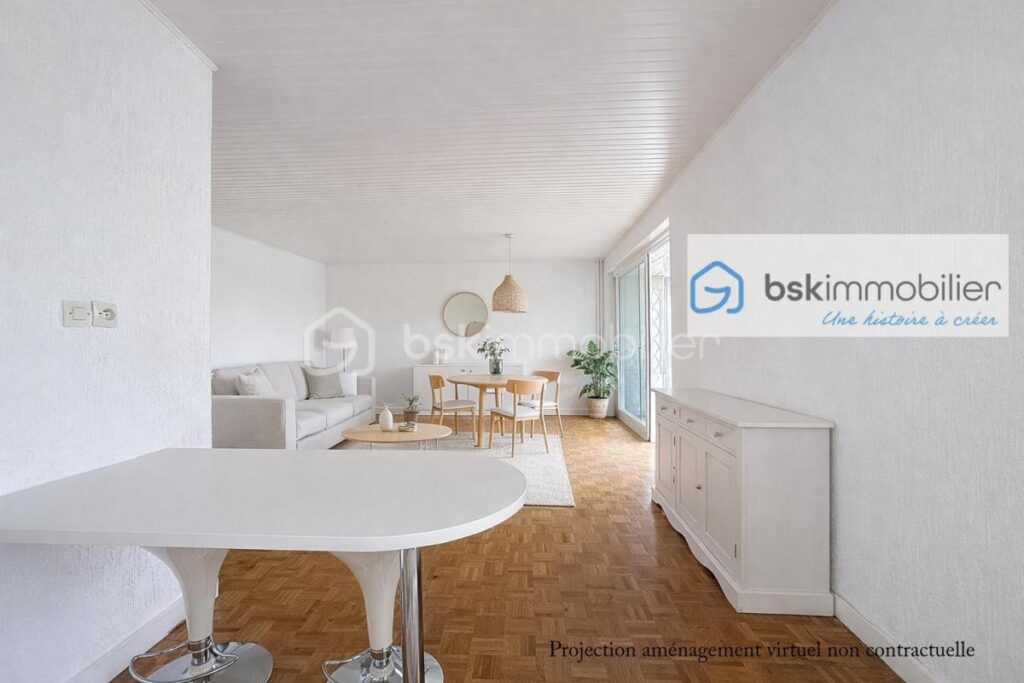 Triel sur Seine – Bel appartement lumineux de 4 pièces avec balcon, vue sur SEINE avec cave et parking privé – 4 pièces – 2 chambres – 80 m²