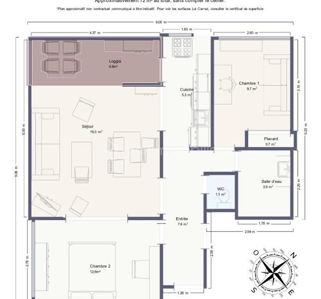 Appartement à vendre à La grande motte