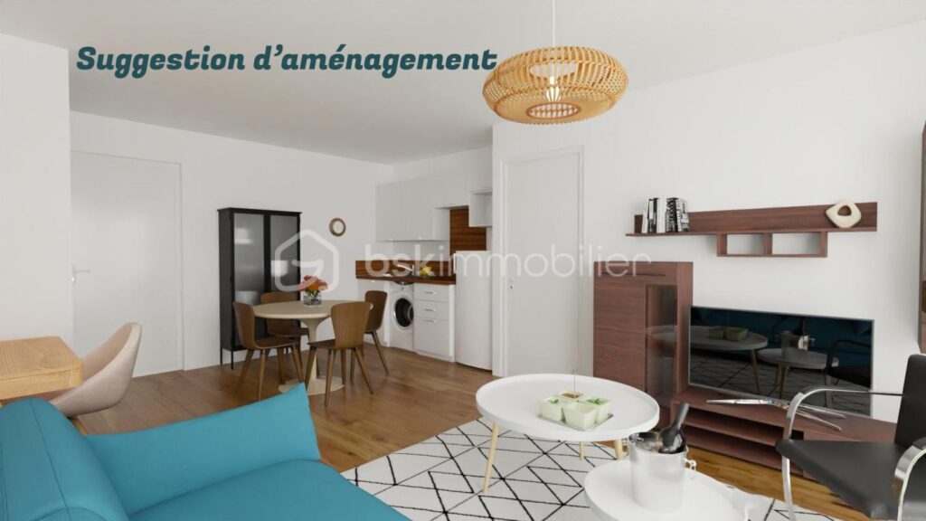 Location T2 résidence sénior neuve – 2 pièces – 1 chambre – 41 m²