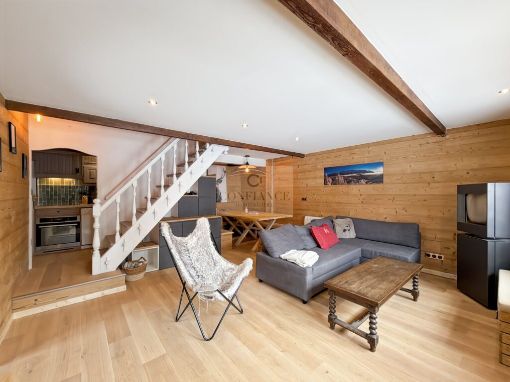 Chalet – 3 pièces – 2 chambres – 77 m²