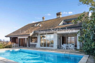 Messery – Élégante propriété avec vue lac et fort potentiel – 8 pièces – 5 chambres – 300 m²